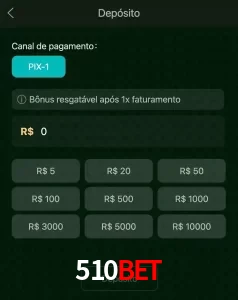 deposits 510BET